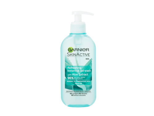 Refreshing Botanical Gel Wash with Aloe Extract 200Ml Garnier SkinActive Aloe Vera