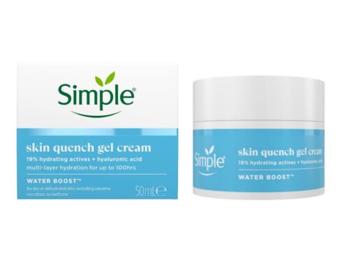 Simple Water Boost Skin Quench Gel Cream With Hyaluronic Acid 50ml