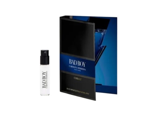 Carolina Herrera Bad Boy Cobalt Eau De Parfum Vial Spray For Men 1.5 ml