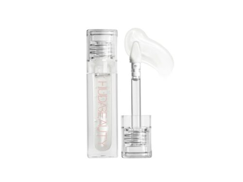 Glassy Huda Beauty Faux Filler Shiny Non-Sticky Lip Gloss
