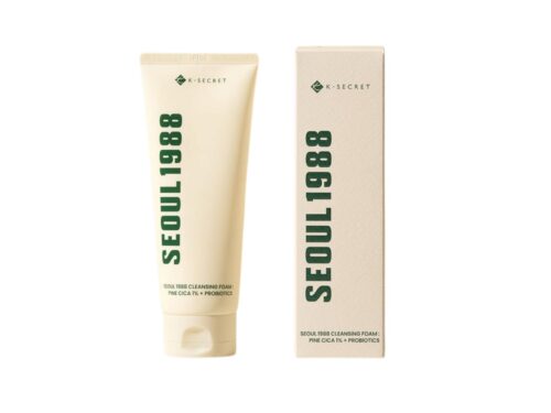 K-Secret Seoul 1988 Cleansing Foam : Pine Cica 1% + Probiotics 150ml