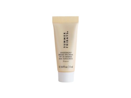 Summer Fridays ShadeDrops SPF 30 Mineral Milk Sunscreen Trial Size 5ml