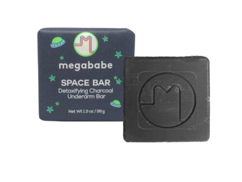 Megababe Space Bar Detoxifying Charcoal Underarm Bar Mini 36g