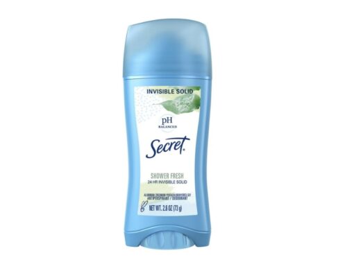 Secret Invisible Solid Antiperspirant Deodorant Shower Fresh 73g