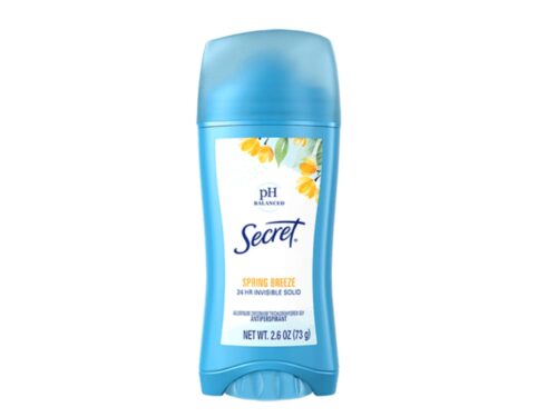 Secret Invisible Solid Antiperspirant Deodorant Spring Breeze 73g