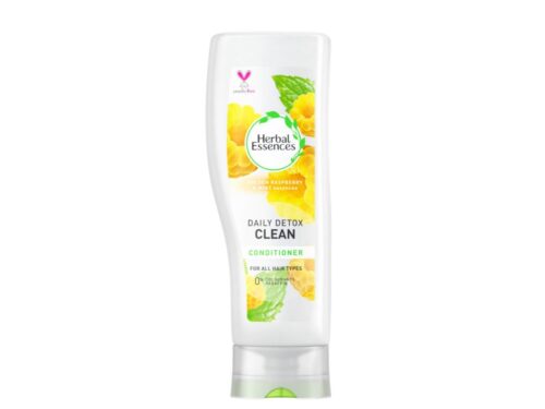 Herbal Essences Daily Detox Shine Conditioner With Golden Raspberry & Mint Essences 400ml