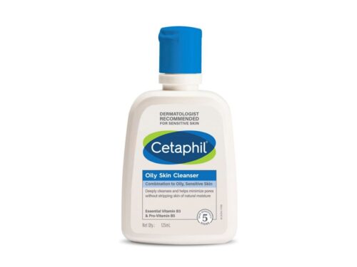 Cetaphil Oily Skin Cleanser 125ml For Combination To Oily, Sensitive Skin